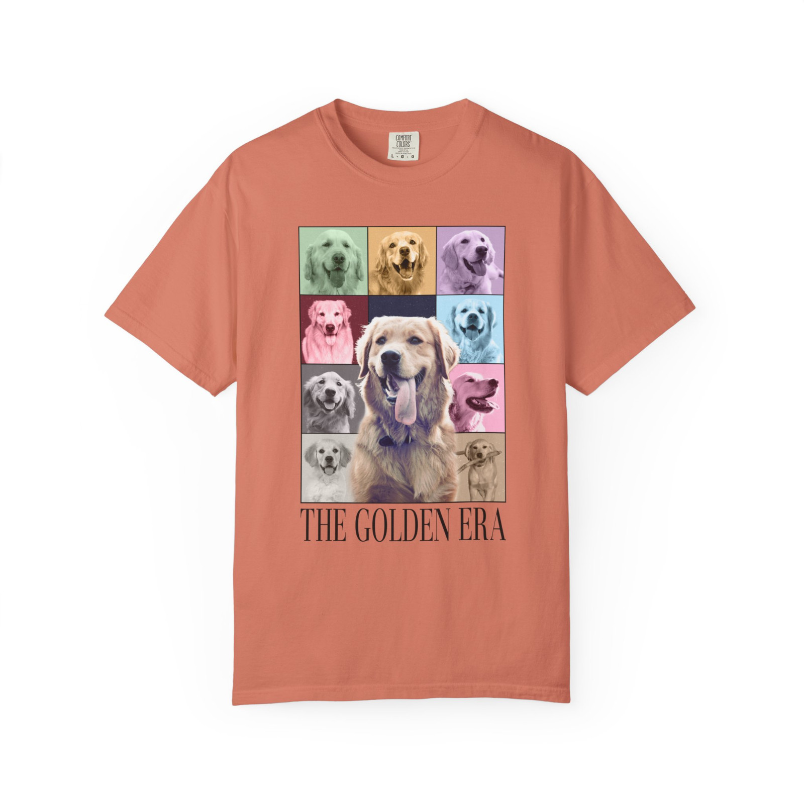 Golden Retriever Dog Shirt Comfort Colors®: Relaxed Fit, Soft Cotton – Unisex