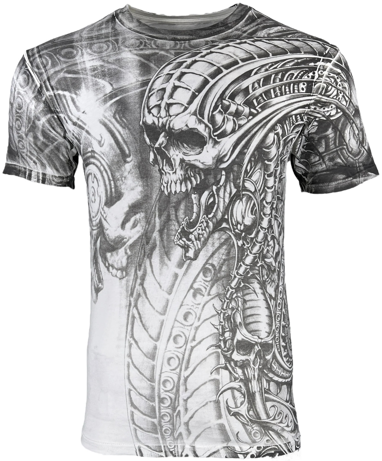 Xtreme Couture By Affliction Men&rsquo;s T-Shirt Proto Metal White S-6XL