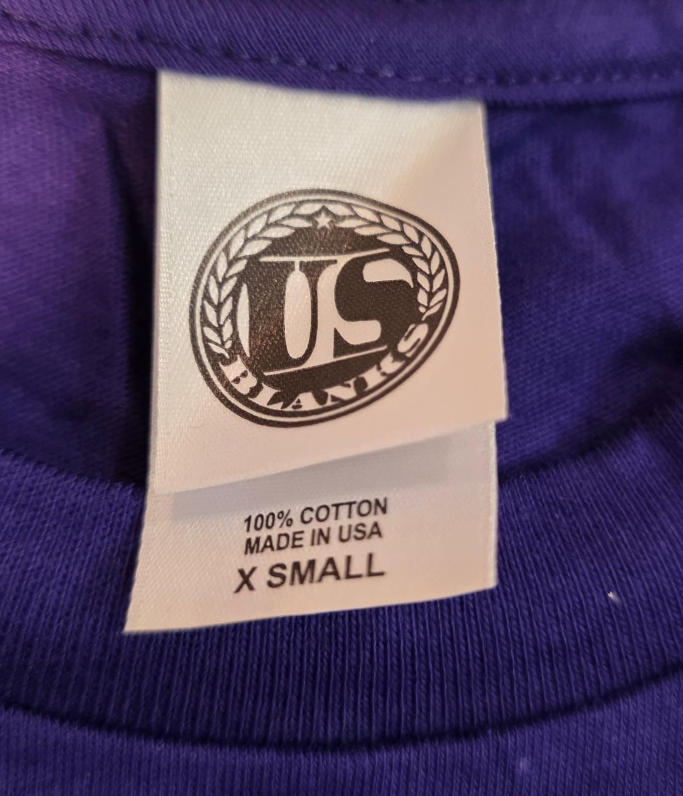 US Blanks – US2000 Crewneck T-Shirt – XS – 100% Cotton