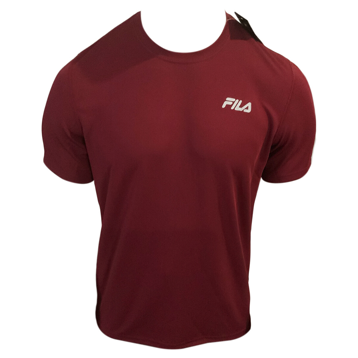 MSRP $32.99 NWT FILA MEN&rsquo;S RED CREW NECK SHORT SLEEVE TRAINING T-SHIRT SIZE L