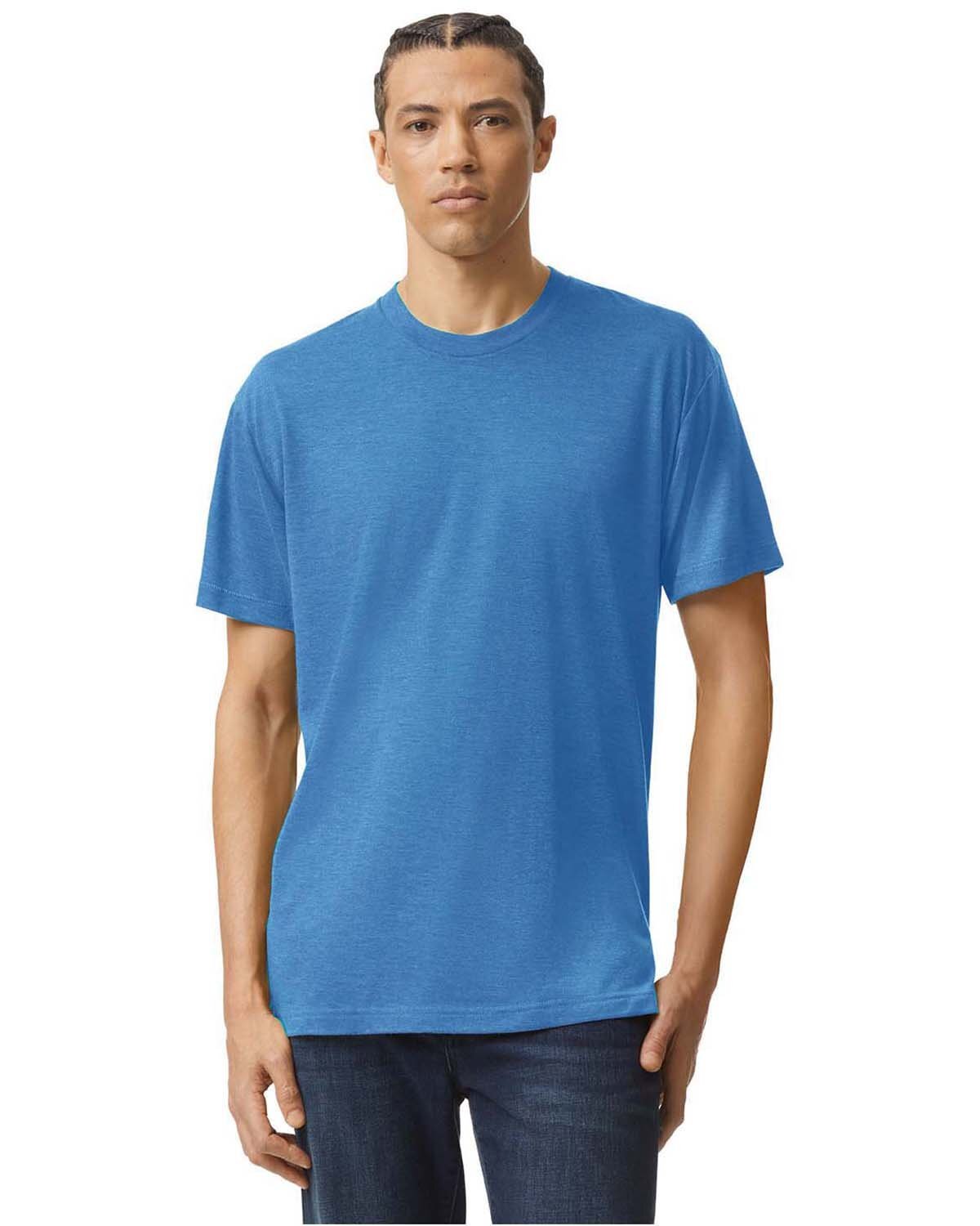 Pack Of 20 American Apparel TR401 Unisex Triblend Short Sleeve Track T-Shirt