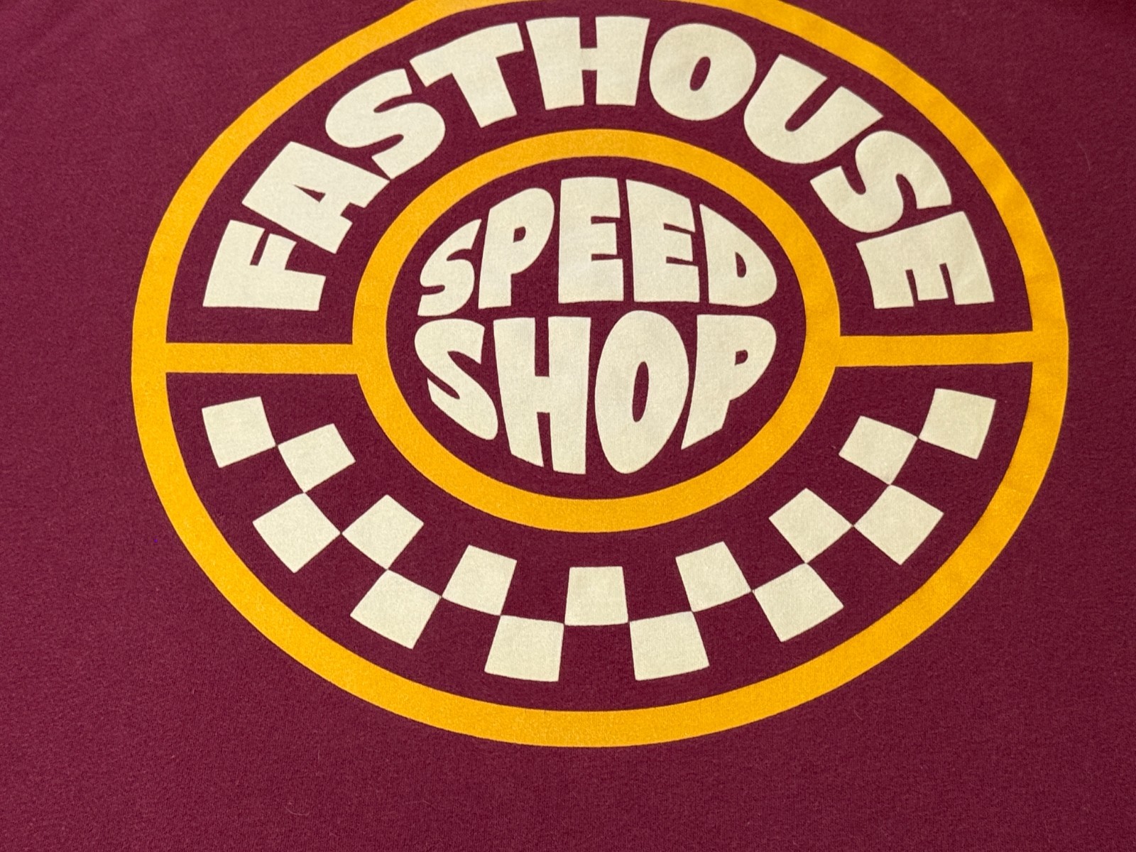 FASTHOUSE – Men&rsquo;s Short Sleeve XL – EXTRA LARGE – Burgundy – F/H Speed Shop