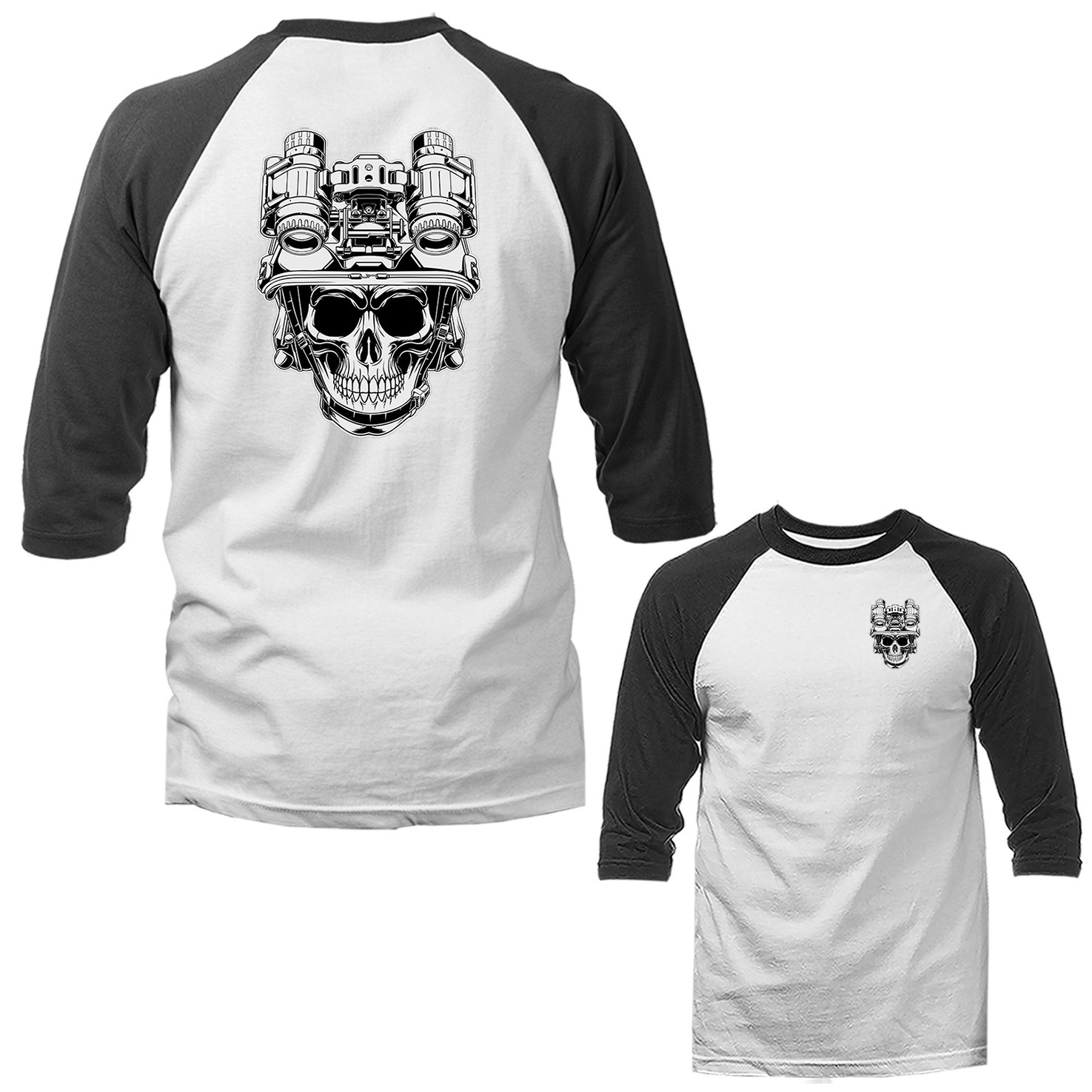 Stealth Death Military Army Marines Special Ops Tactical Weapon Raglan
