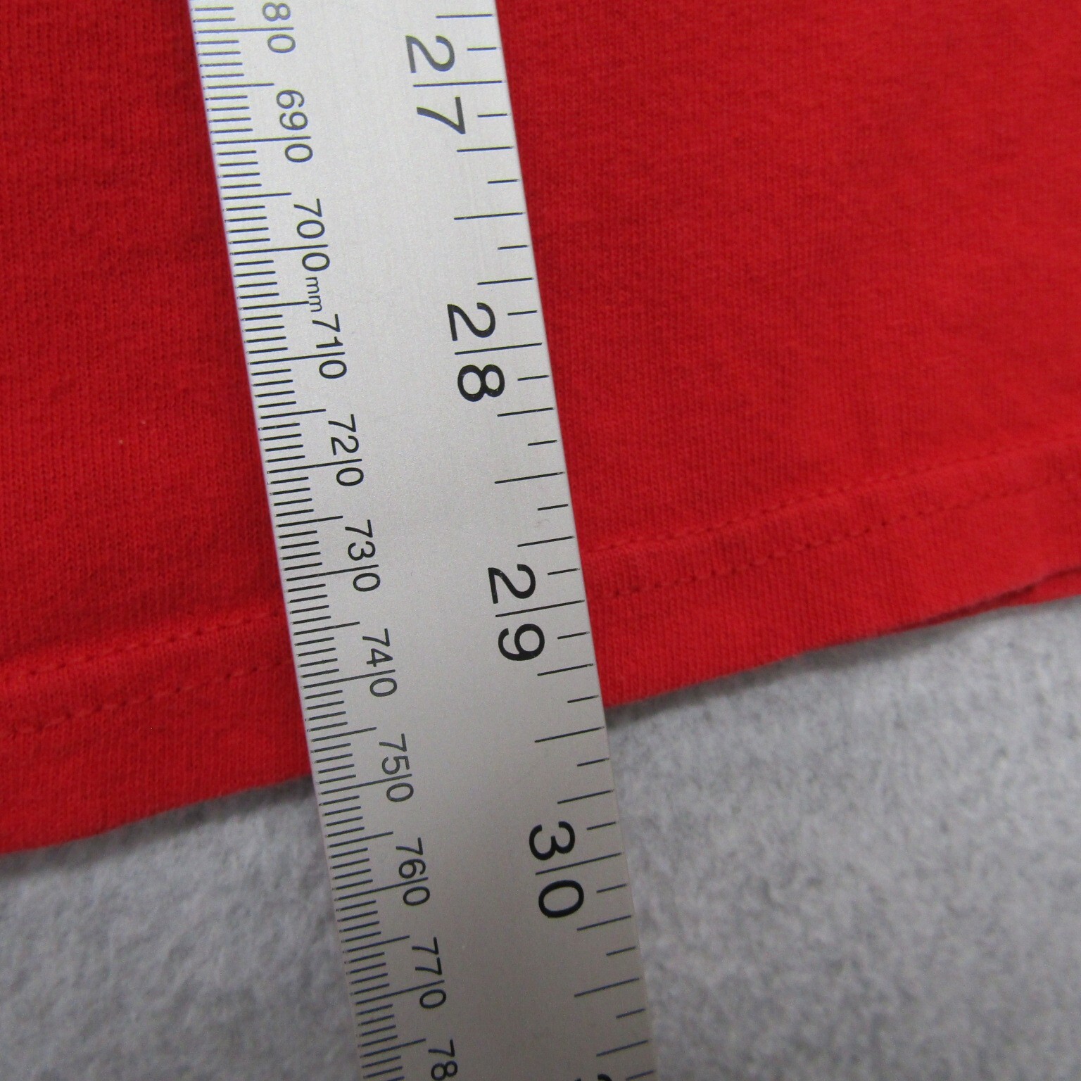 Majestic T Shirt Mens 2XL Red Short Sleeve Crew Neck 100% Cotton Casual Preppy