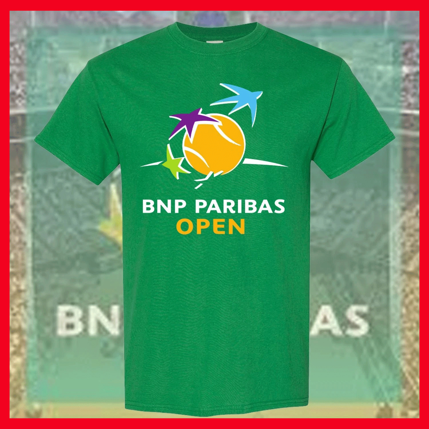 NEW!!! The 2026 BNP Paribas Open Logo Unisex T-shirt All Size S-3XL T-shirt