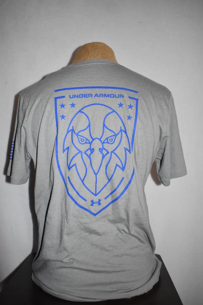 Under Armour Men&rsquo;s Freedom Eagle T-Shirt Steel Heather/Team Royal Large 1382993