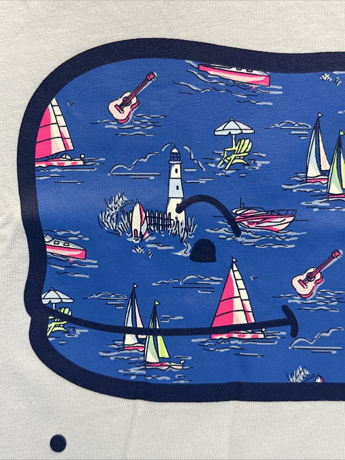 Vineyard Vines Mens Large Hamptons Scenic Ancient Water Pocket Short Sleeve NWT