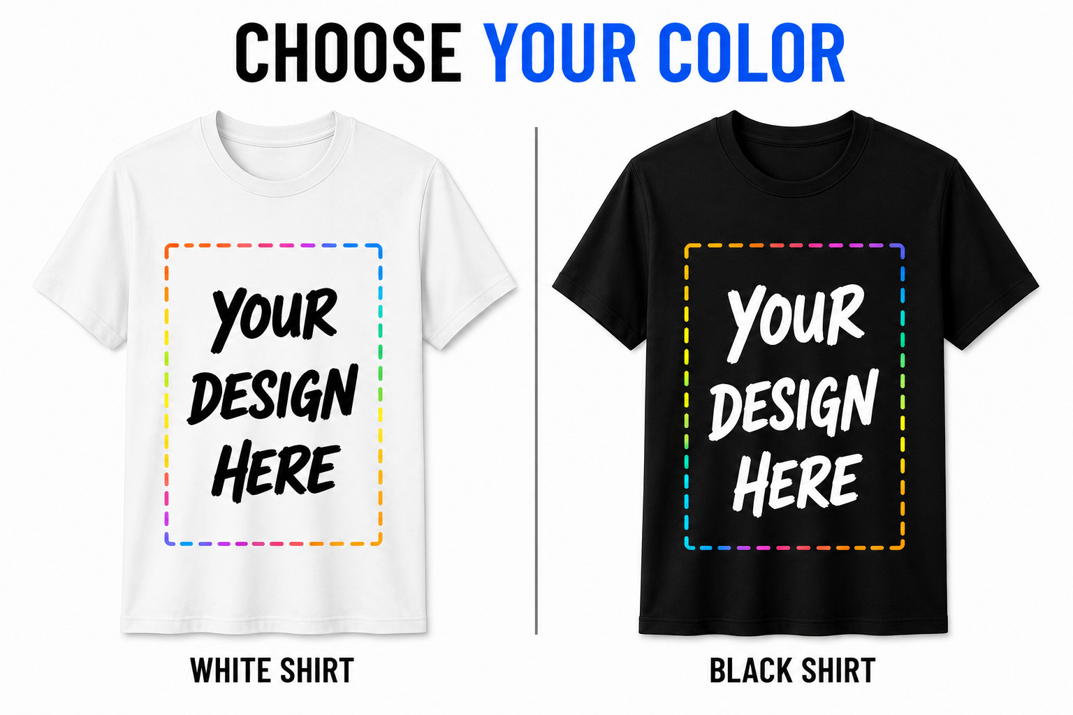 Custom Personalized T-Shirt Photo Text Logo DTF Print Cotton Tee Men Women