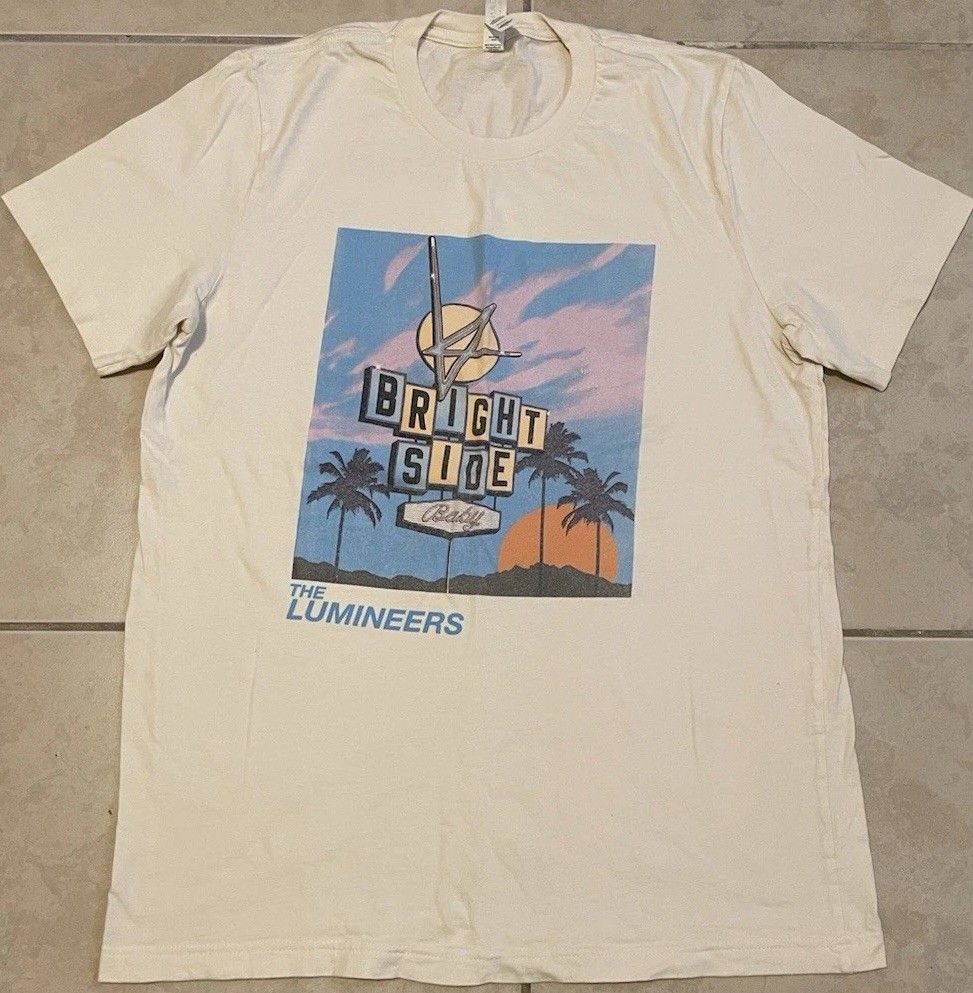 The Lumineers 2022 Tour Shirt L Concert Indie Folk Music Rock Band Grunge Vtg