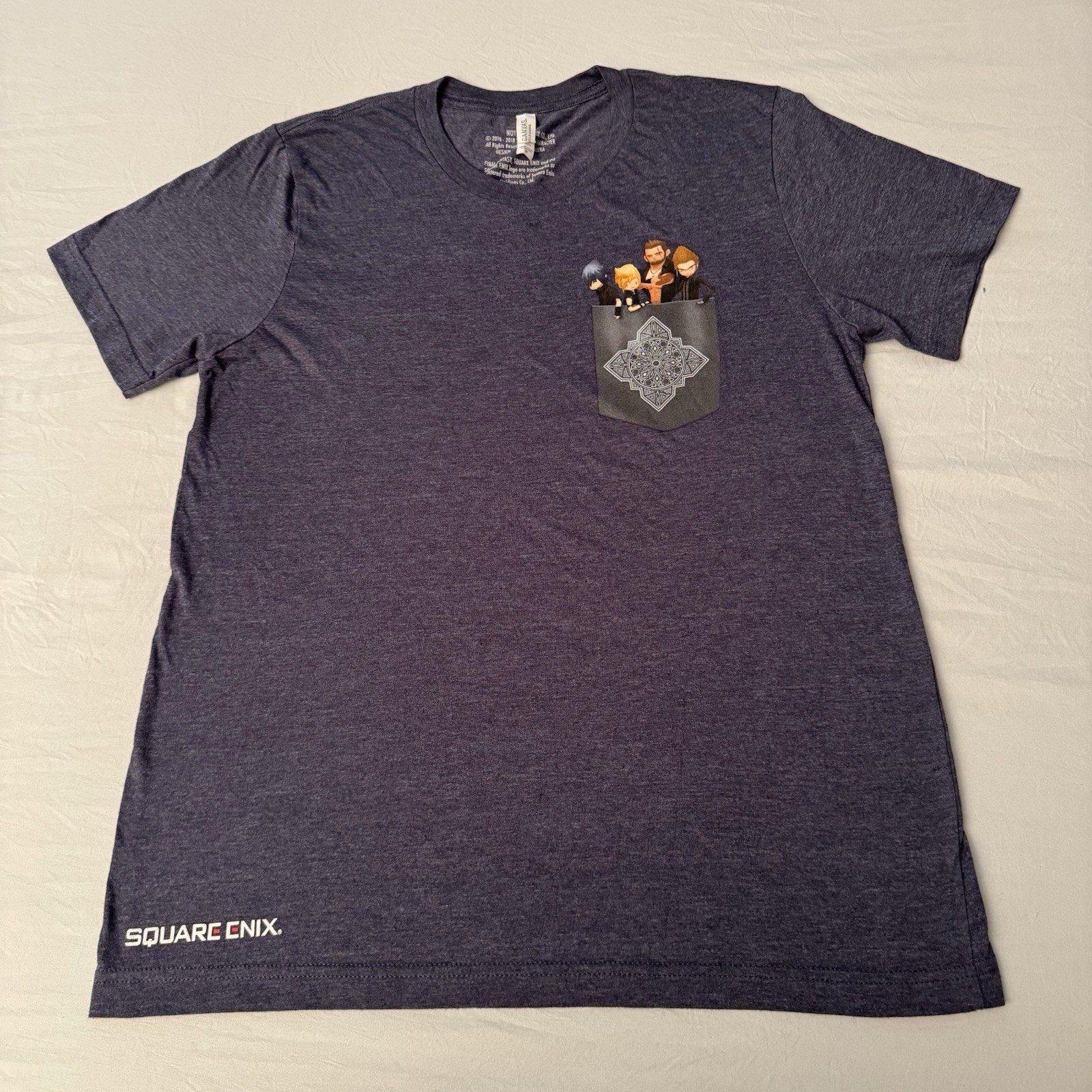 RaRE! Final Fantasy XV Pocket Edition Promo T Shirt Size Medium Tetsuya Nomura