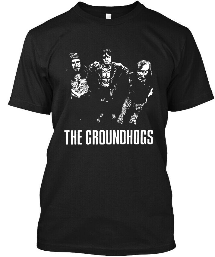 Limited New Popular The Groundhogs English Vintage Graphic Logo T-Shirt