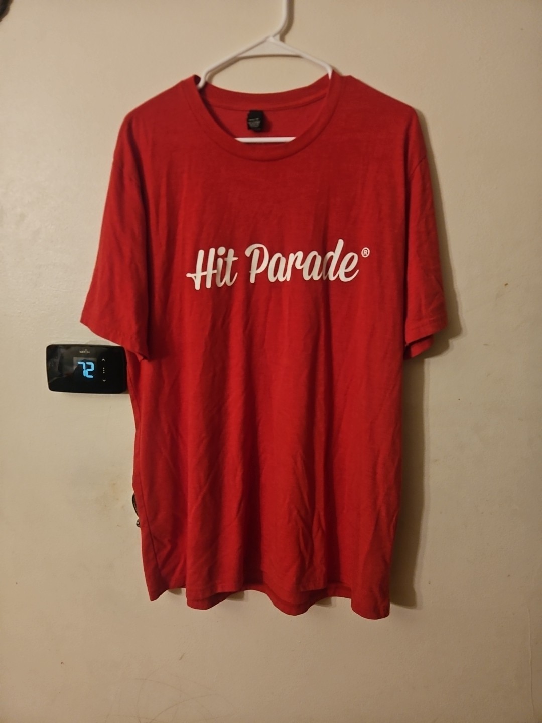District Red &lsquo;Hit Parade&rsquo; Short Sleeve Men&rsquo;s Tee