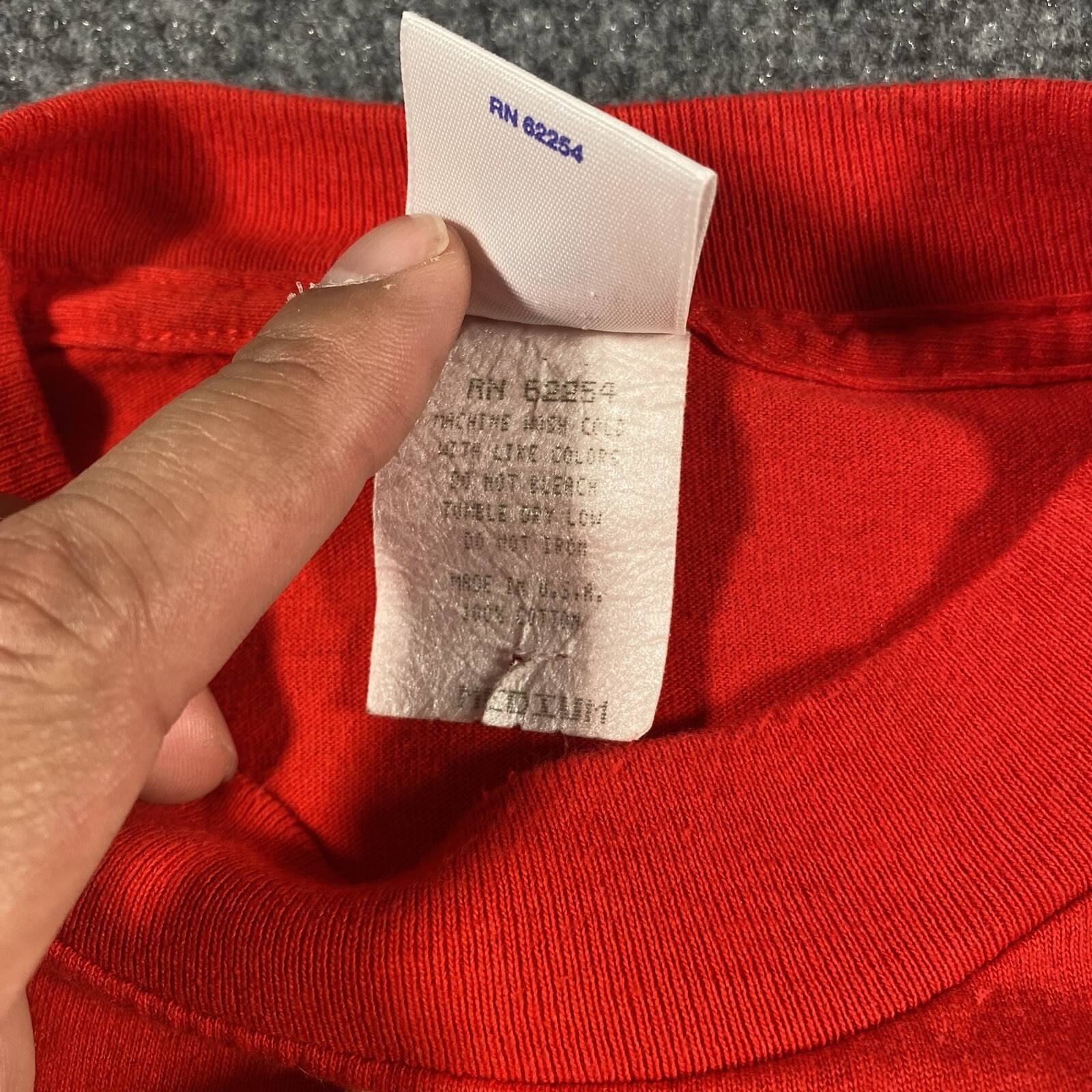 Vintage 90s Universal Studios Hollywood Escape Reality Red Shirt Made in USA
