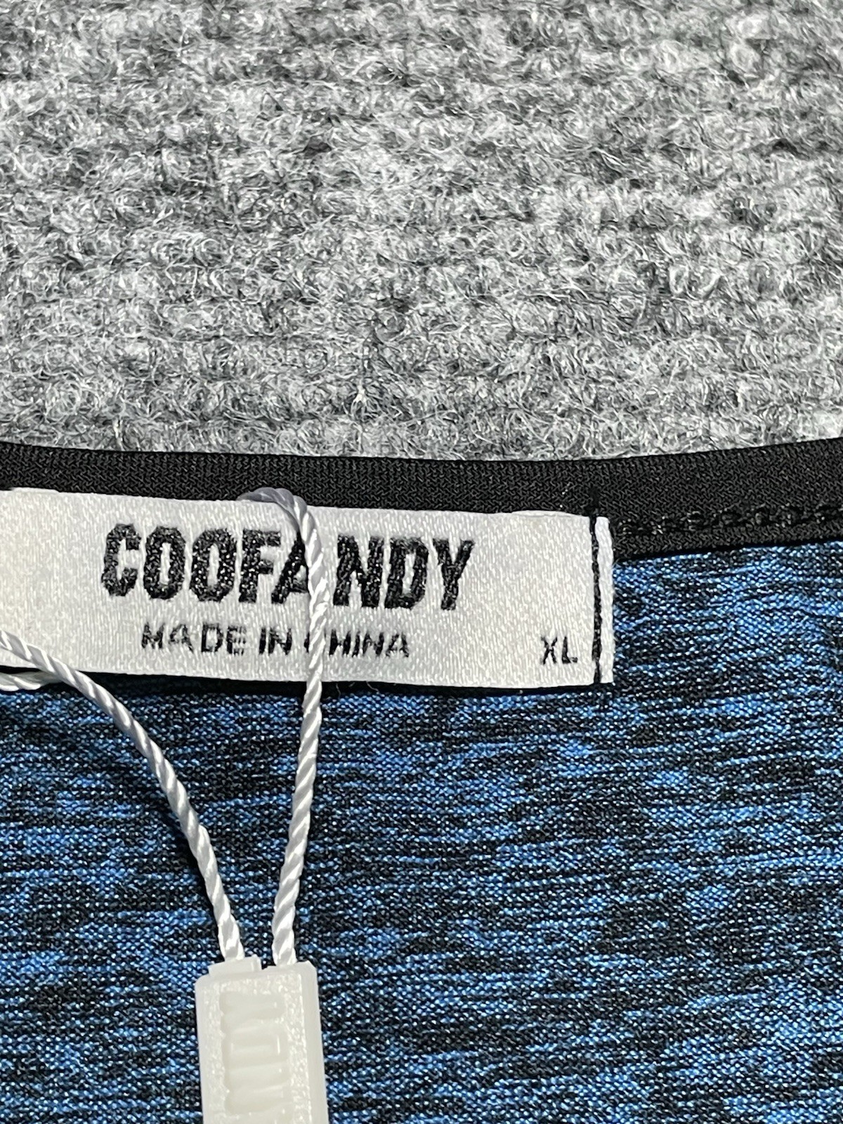 Coofandy Sleeveless Tank Top Shirt Blue Size XL NWT