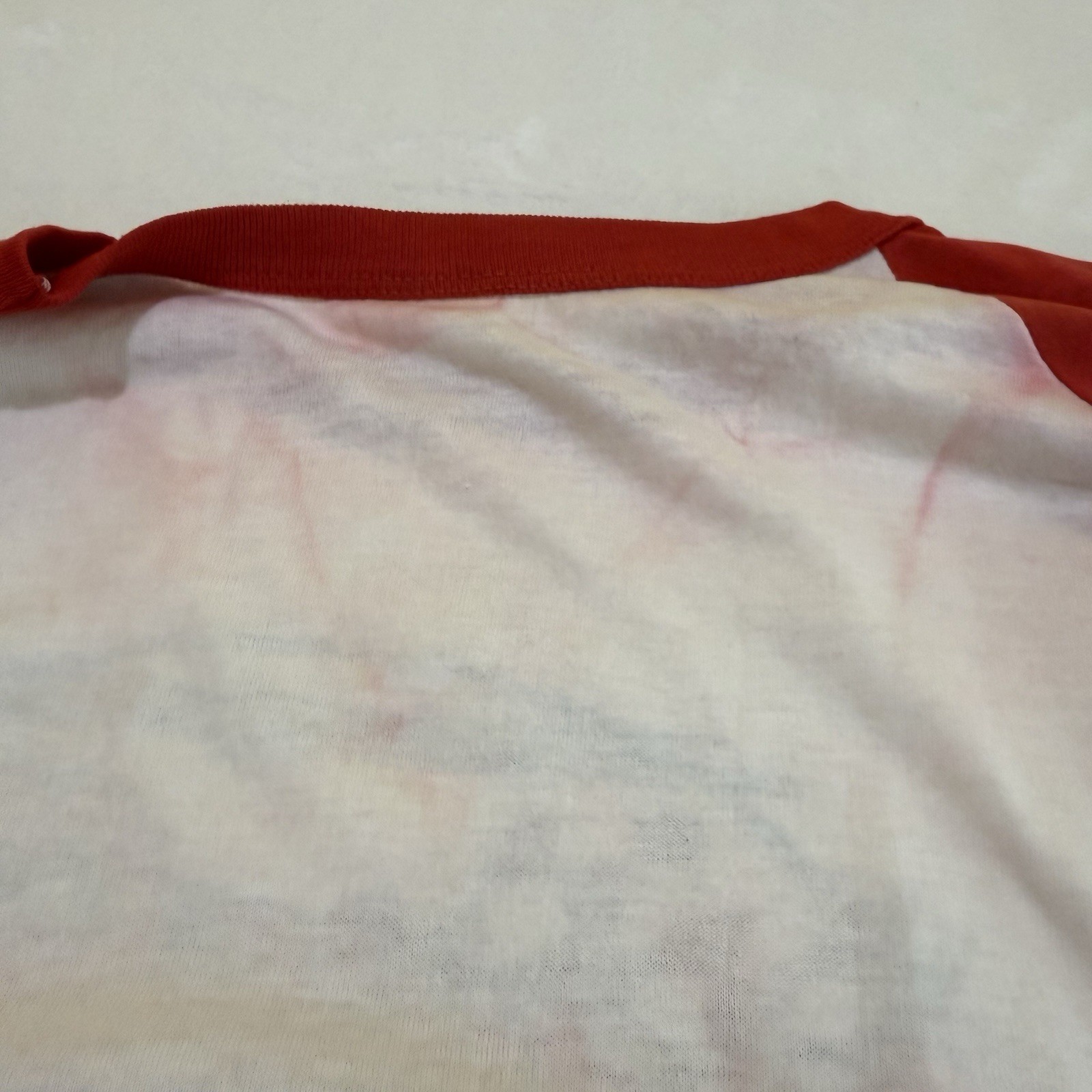 VTG 80s Ronnie Sox Drag Racing T Shirt 3/4 Sleeves Sz M Cal Cru Distressed