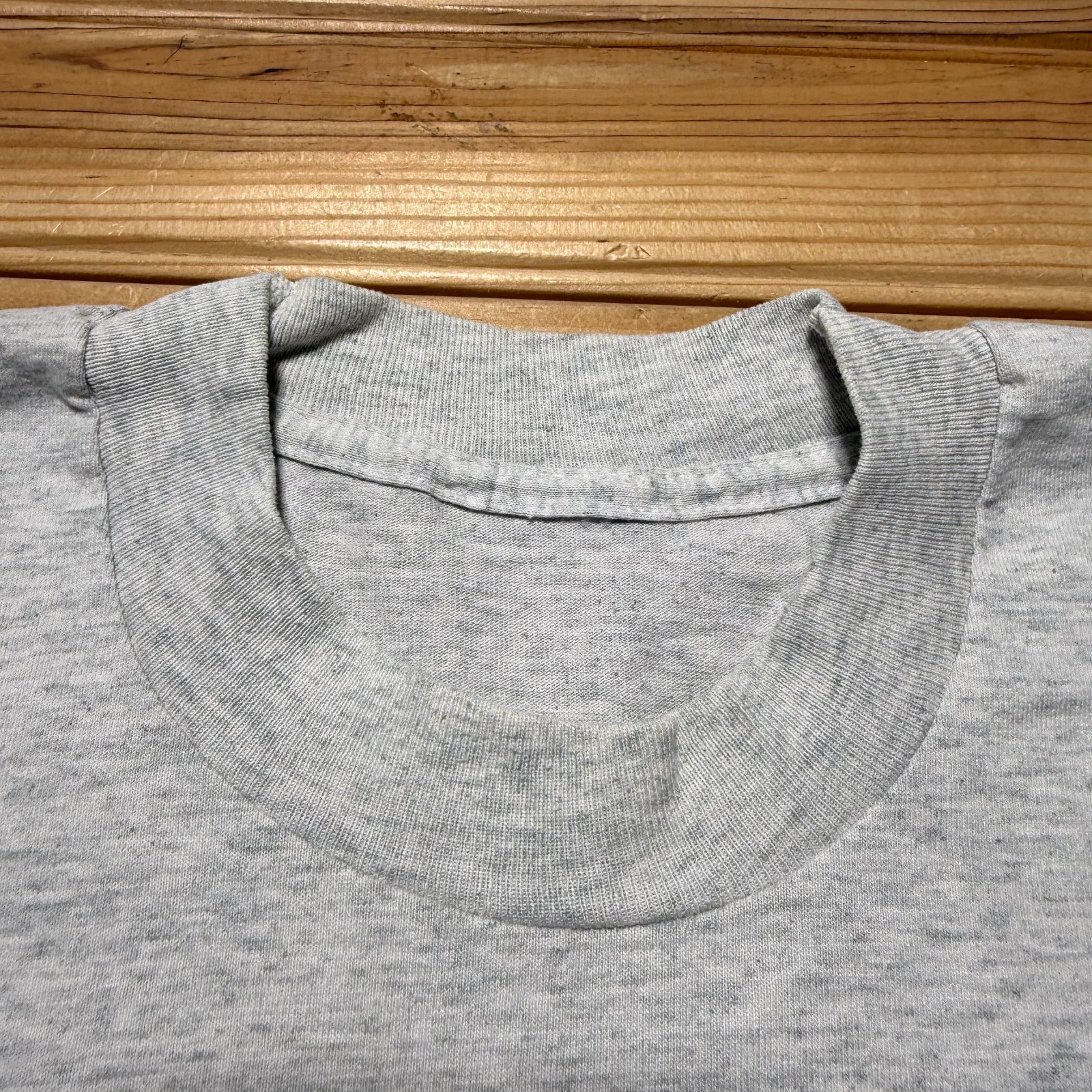 Vintage 80s Shirley Lewis Saxophone Music Note Graphic Heather T-Shirt – Size XL