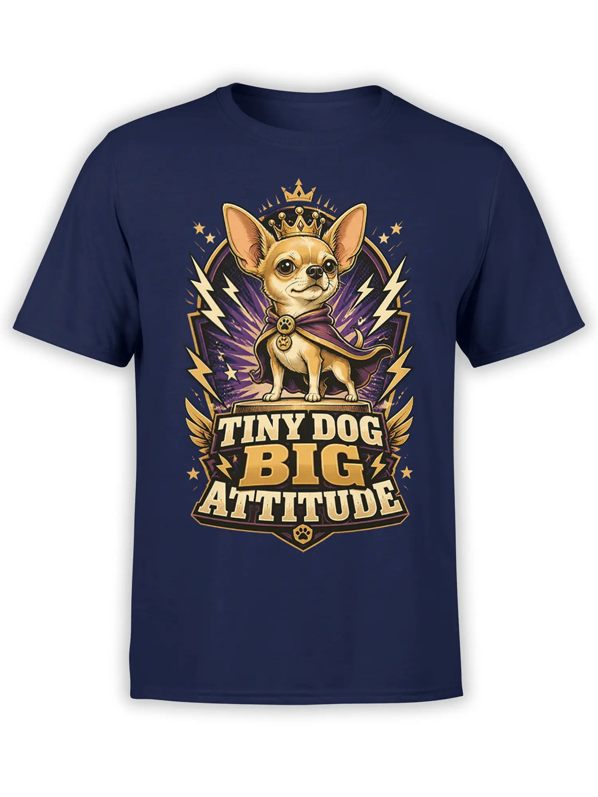 Big Attitude Chihuahua Dog T-Shirt | Unisex