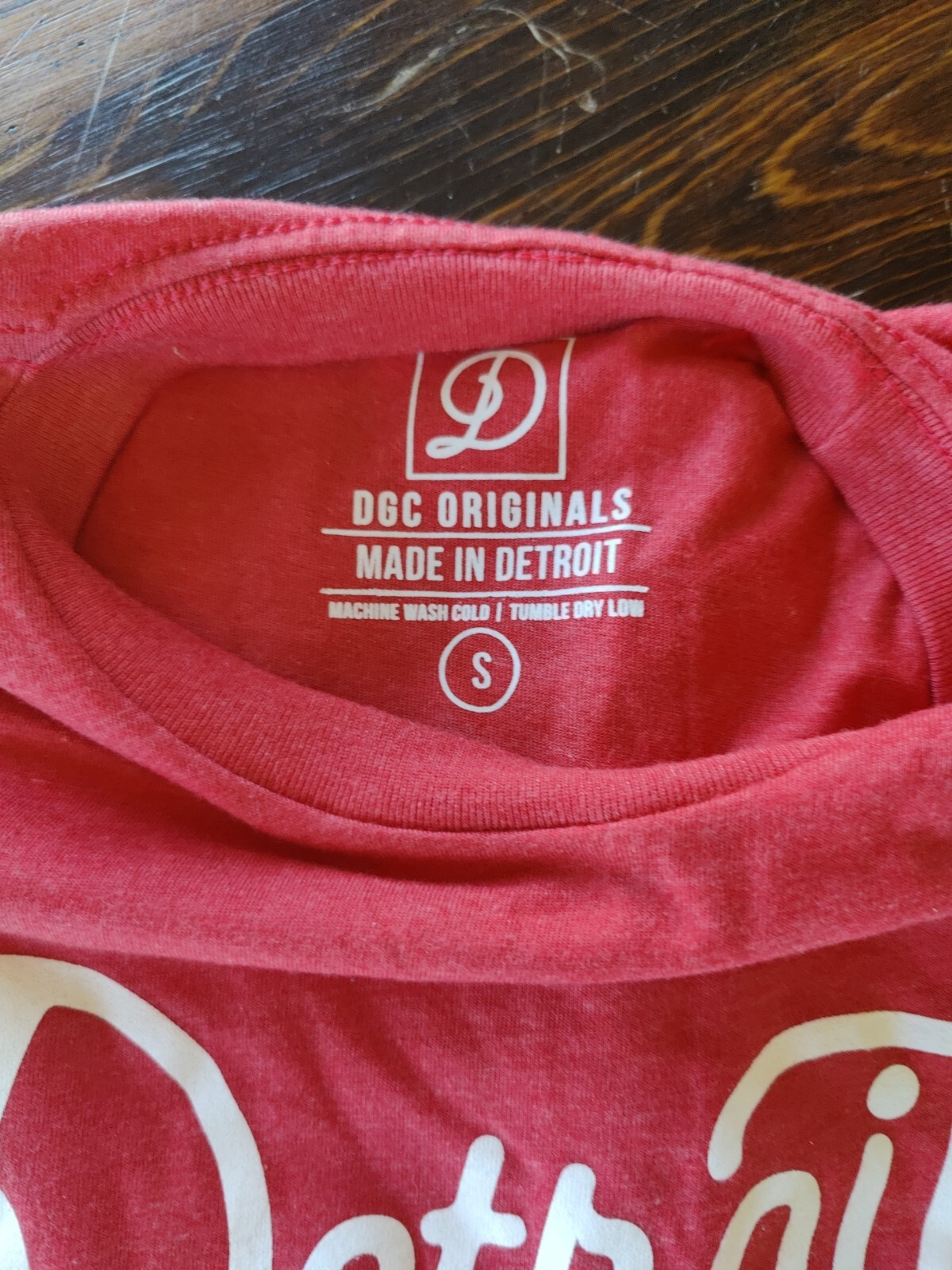Detroit Grooming Co. Small T shirts – Red, Gray OR Blue – your choice! USA made!