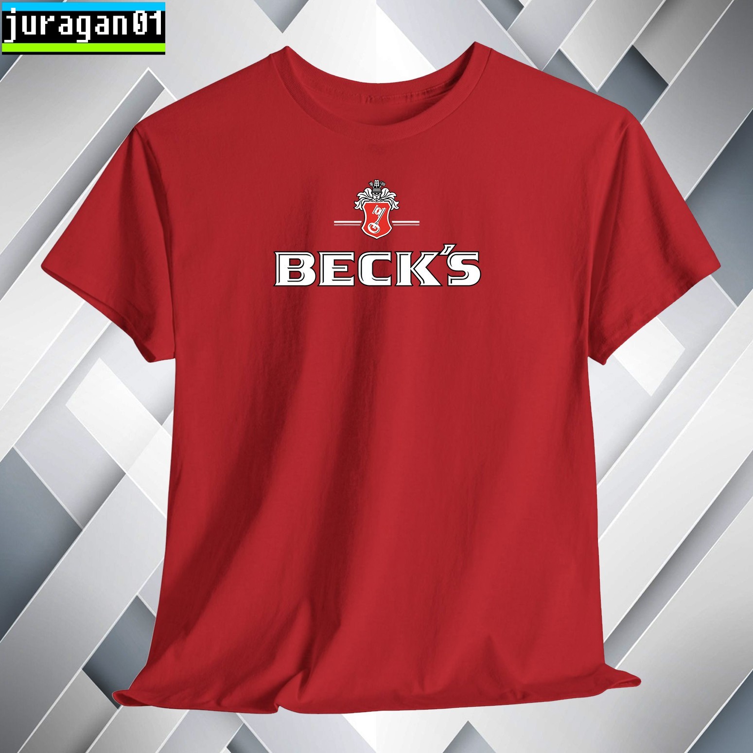 Beck&rsquo;s Brewery German Beer T-Shirt Logo Many Colors Size S to 5XL Made in USA