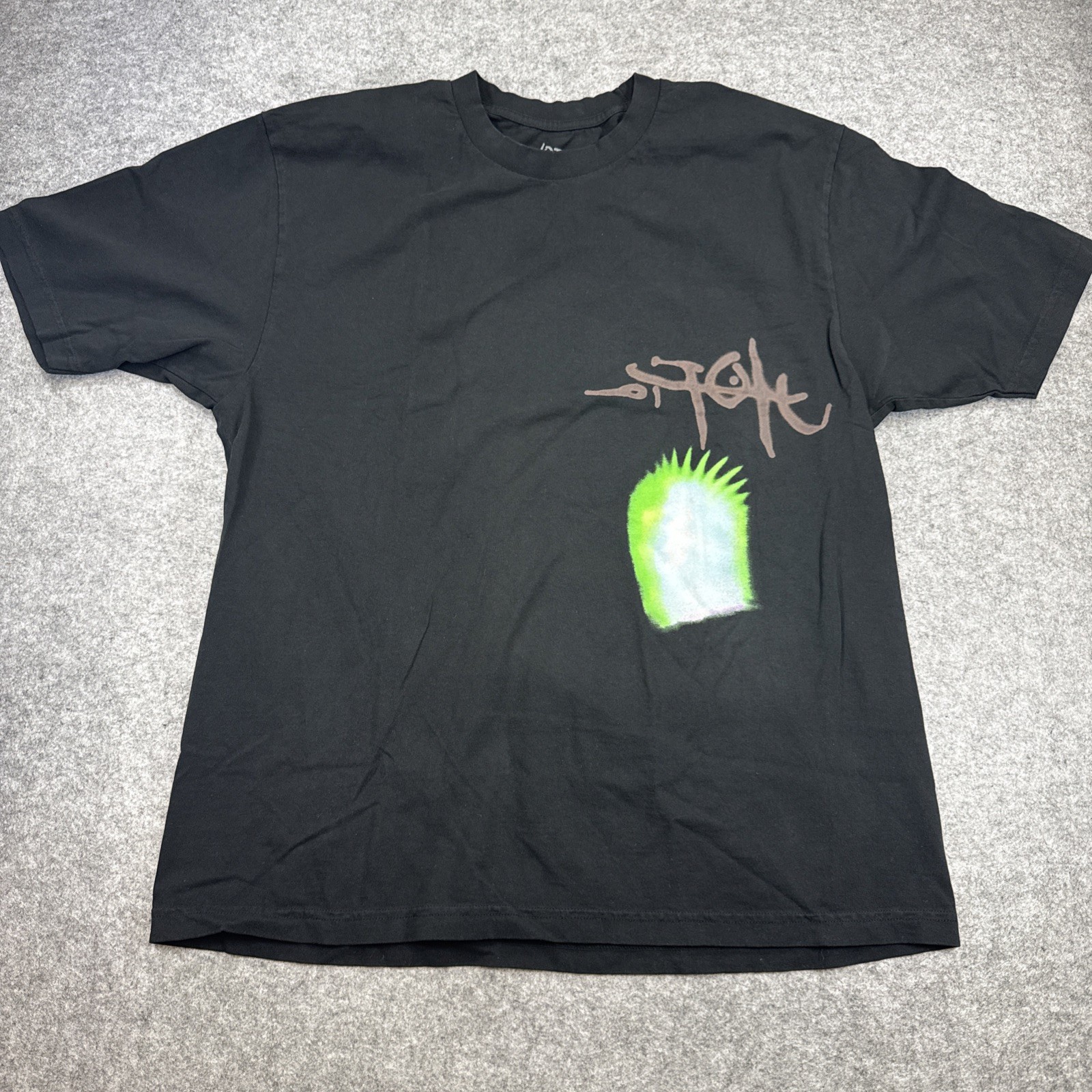 New Travis Scott Utopia C5 Tee Black Size XL Cactus Jack Unworn