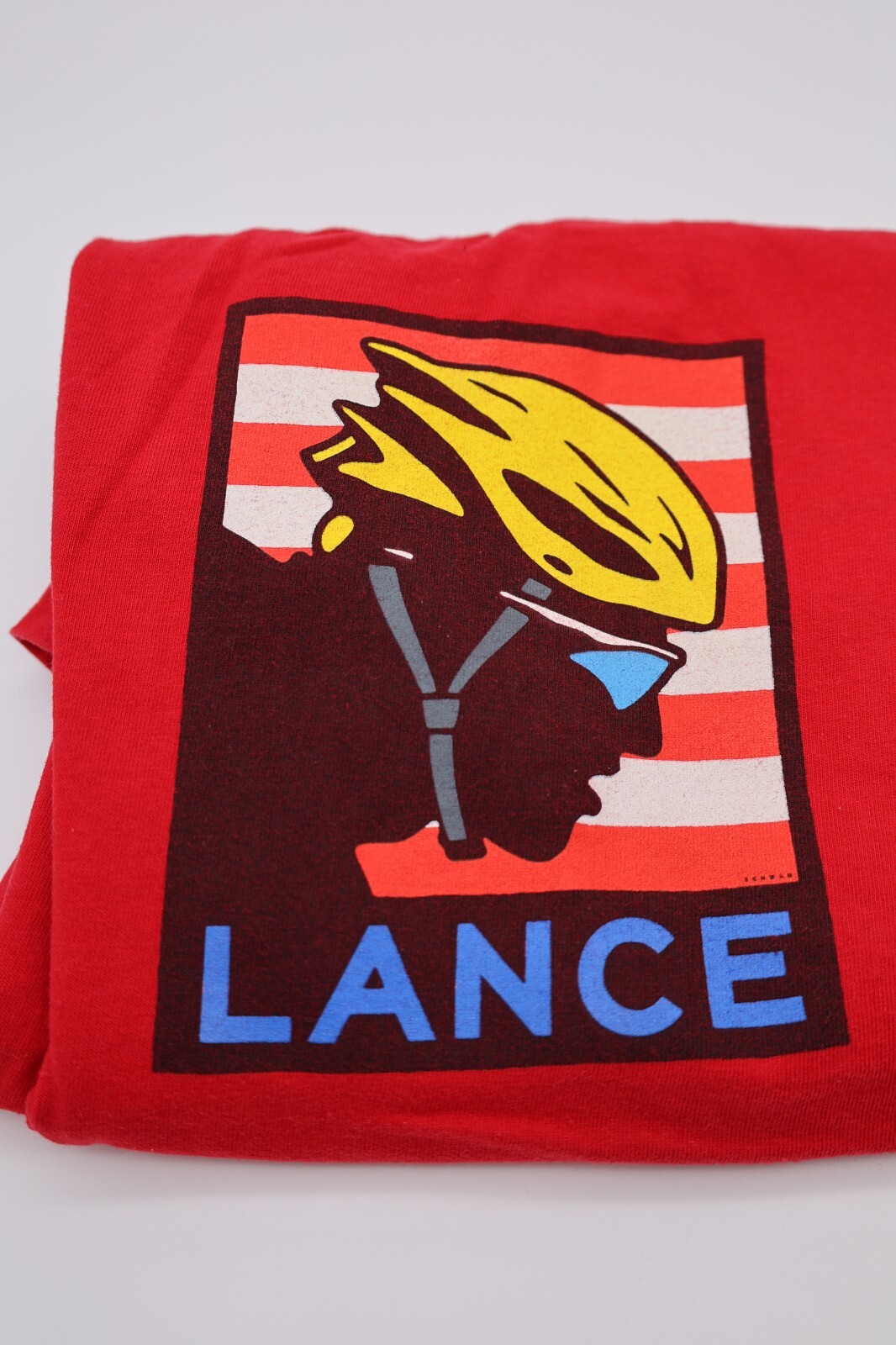 Lance Armonstrong Giro L T-shirt! Excellent Condition! A Collectors Find!