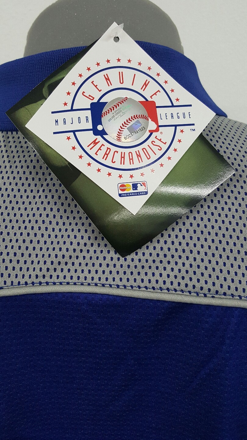 Stitches Athletic MLB Genuine Merch Chicago Cubs Men&rsquo;s Polo Shirt NWT S M L XL