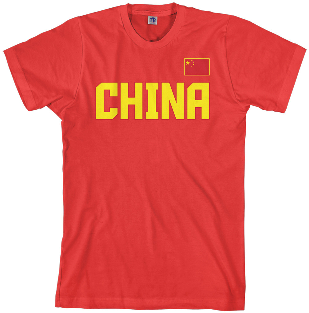 Threadrock Men&rsquo;s China National Team T-shirt Chinese Flag