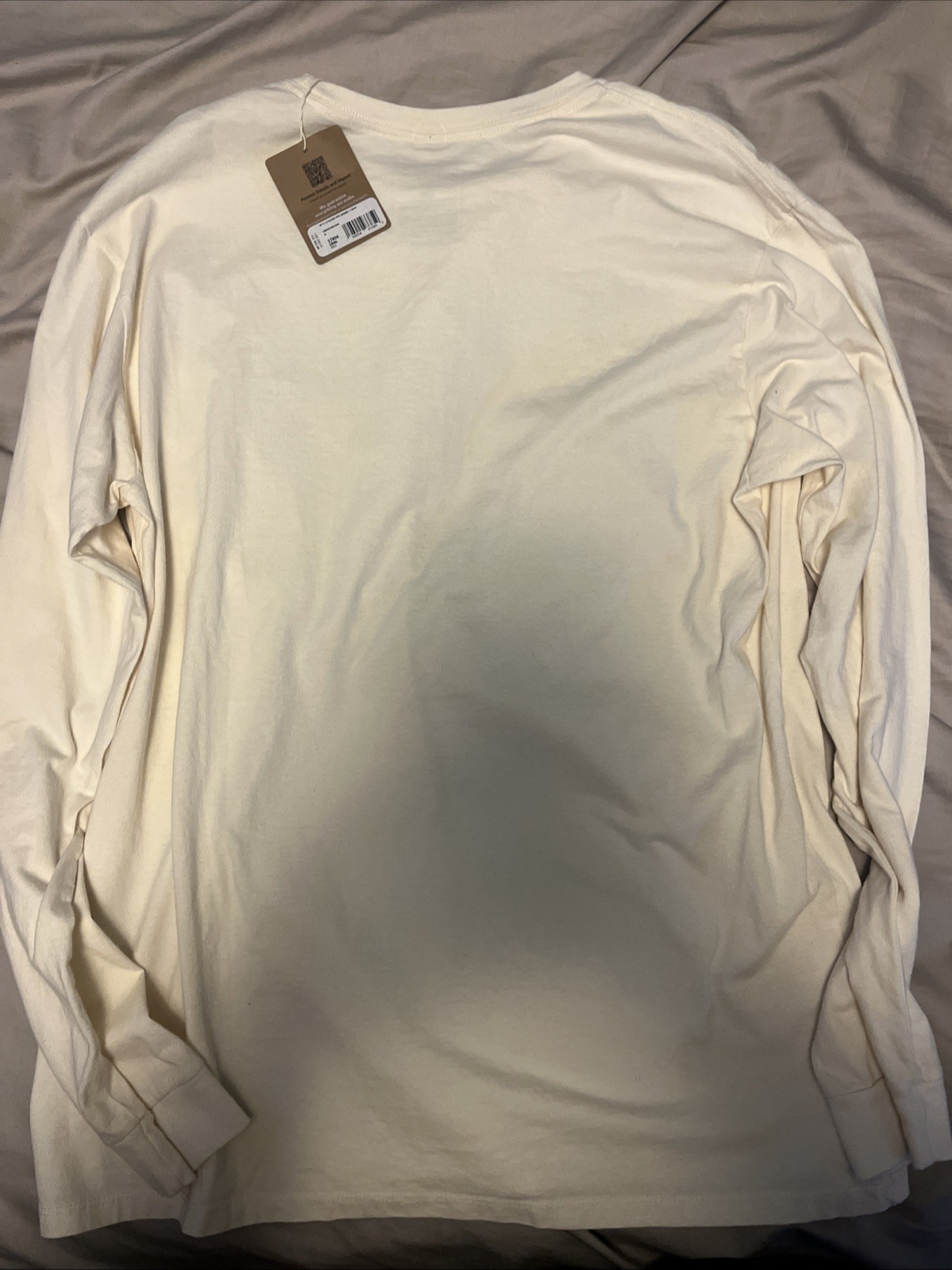 Patagonia Mens Long Sleeve Glider Organic Short Undyed Natural NWT