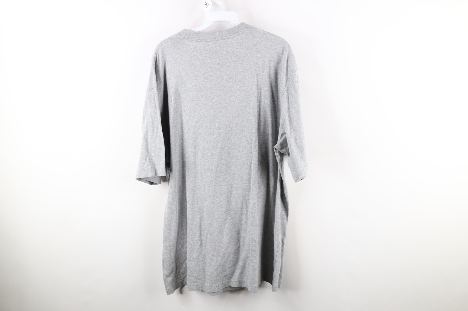 Vintage LL Bean Mens Large Blank Baggy Fit Short Sleeve T-Shirt Heather Gray