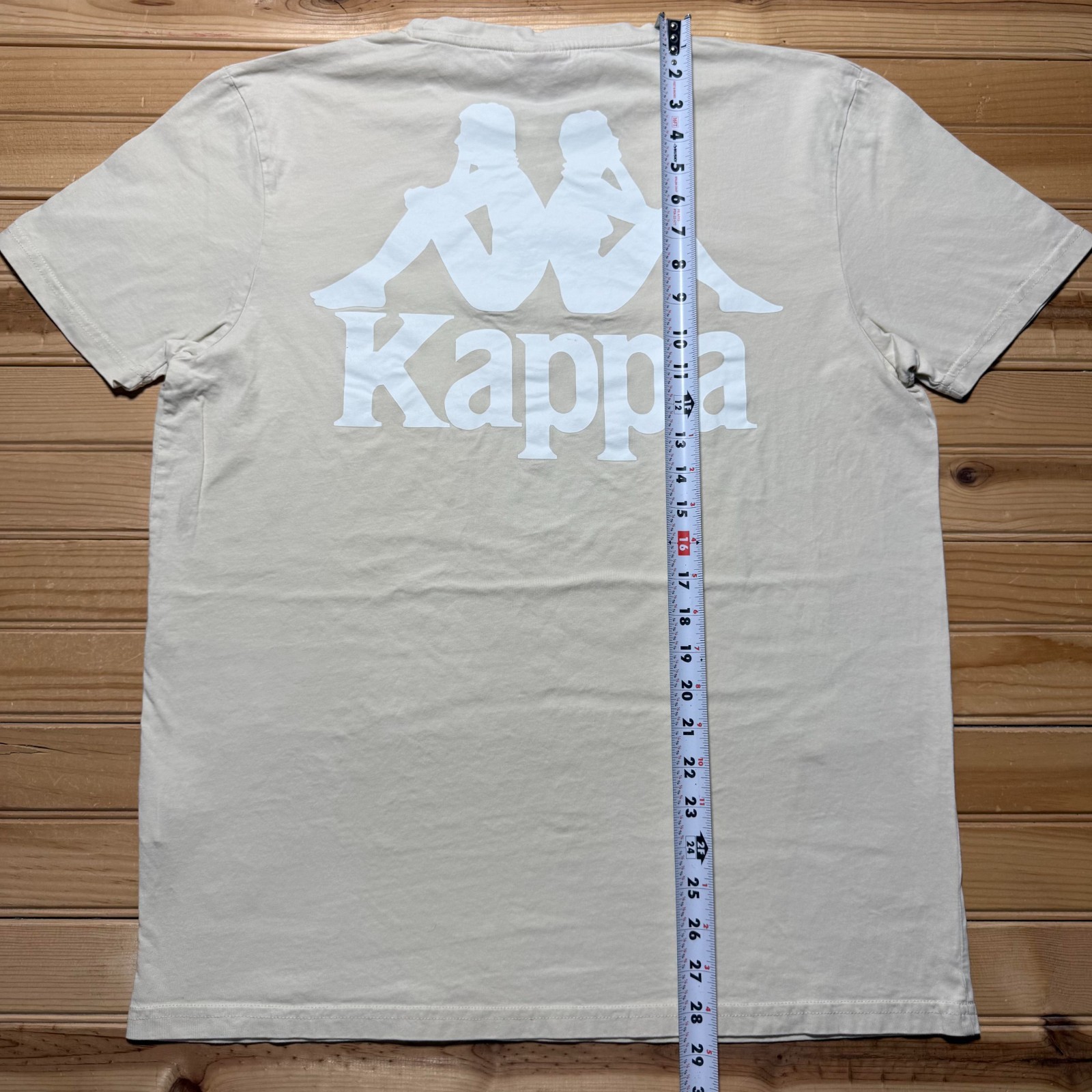 Kappa Big Logo Spellout Minimalist Streetwear Graphic Short Sleeve T-Shirt – XL