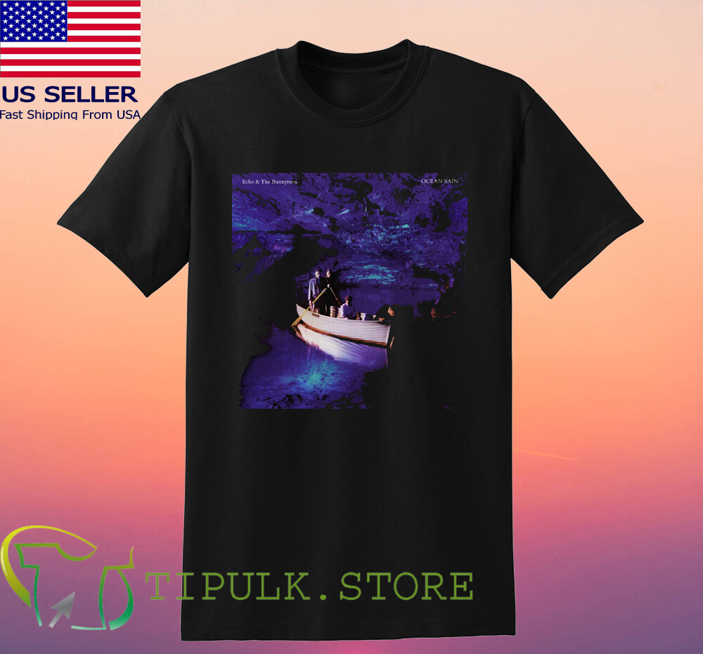 Echo And The Bunnymen Ocean Rain Men&rsquo;s Black T-shirt Size S-5XL