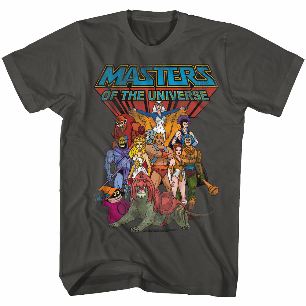 Masters Of The Universe 80&rsquo;s Cartoon He-Man Good Evil Characters Men&rsquo;s T Shirt