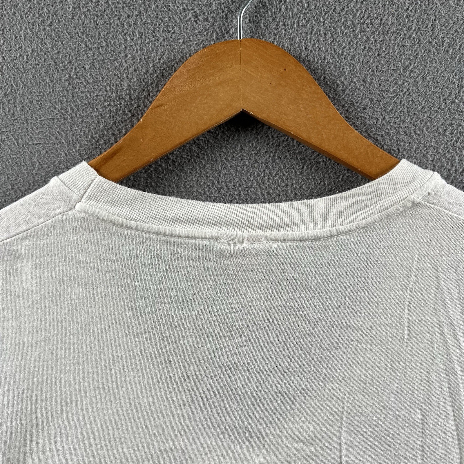 Vintage Hanes Shirt Mens XL White Blank 90s Basic Essential Grunge Single Stitch