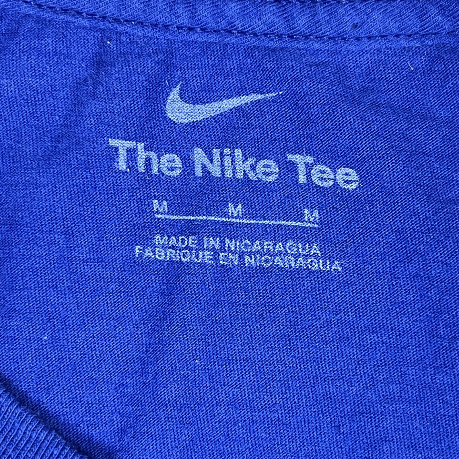 Nike Los Angeles Dodgers Rally LA Shirt Mens Medium Blue Dodger Stadium MLB