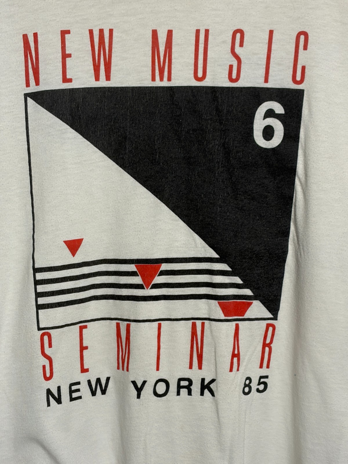 Vintage 1985 New Music Seminar 6 T Shirt New York Single Stitch USA L XL