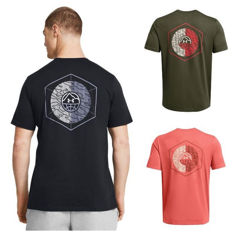 Under Armour 1382909 Men&rsquo;s UA Outdoor Cube Tee Graphic Logo Short Sleeve T-Shirt