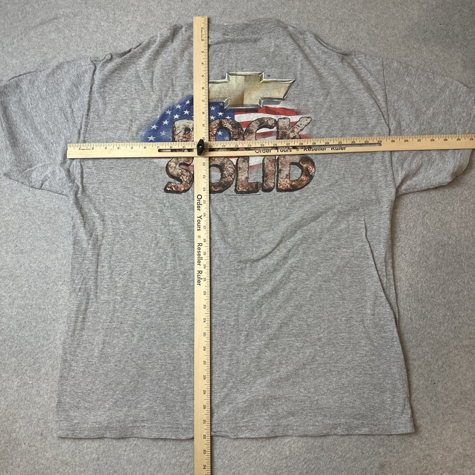 VTG 90s Murina Chevy Trucks T Shirt Men’s 2XL Rock Solid Graphic Double Sided