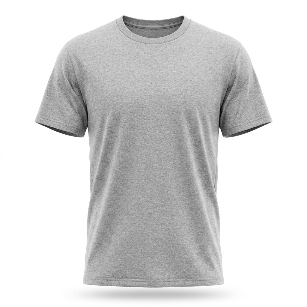 Mens Plain Blank T-Shirt Bundle Premium Casual Basic Crew Neck Tee Lot 4-Pack