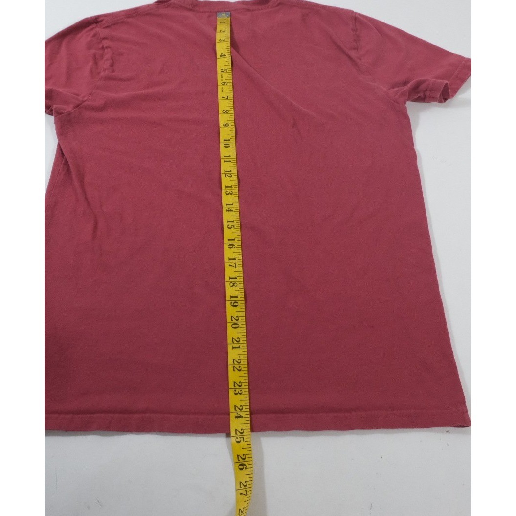 Hollister Mens Small Maroon Red Short Sleeve Crew Neck Cotton T-Shirt Logo Tee