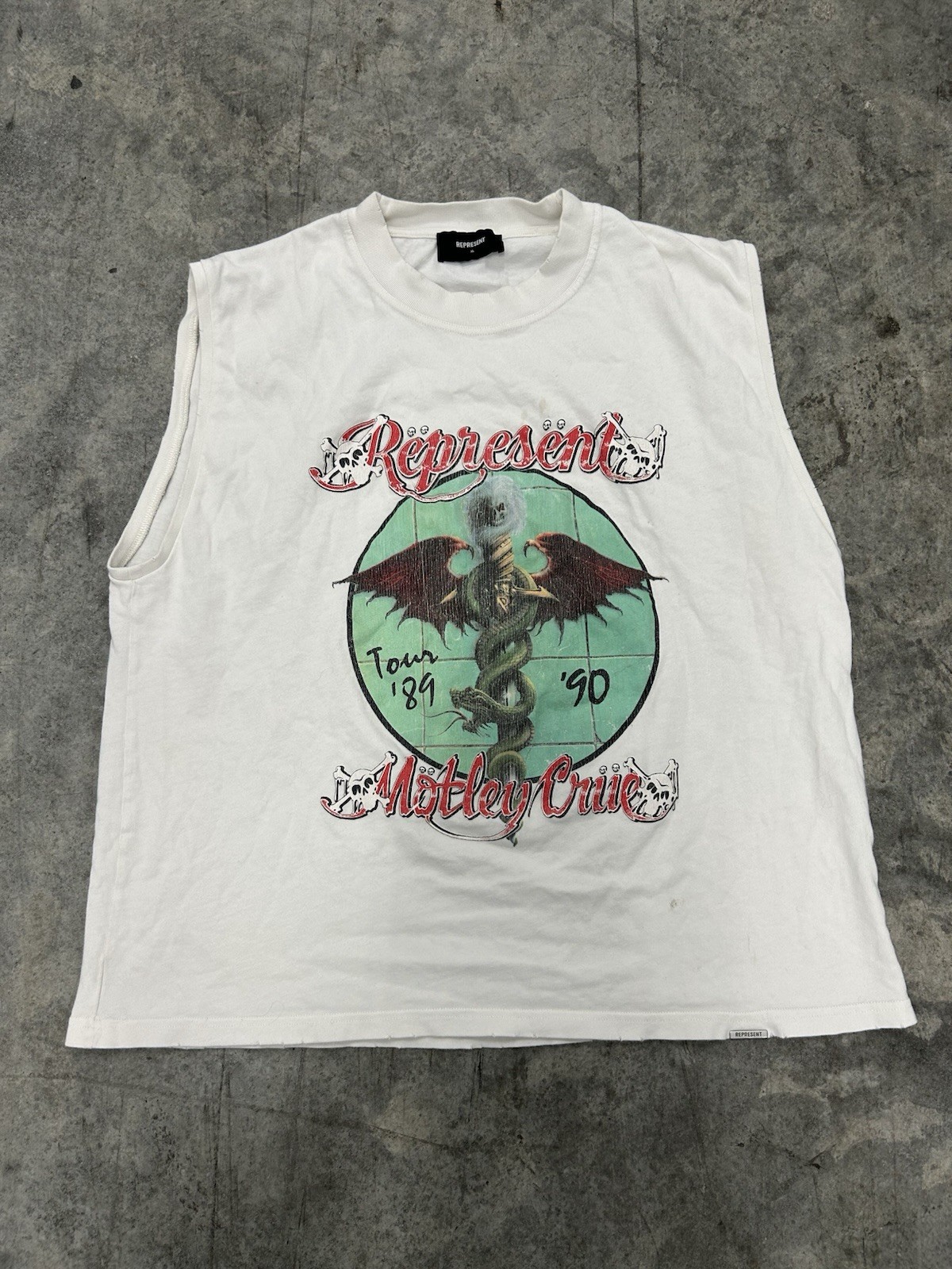 Represent Motley Crue sleeveless t shirt Size extra large XL