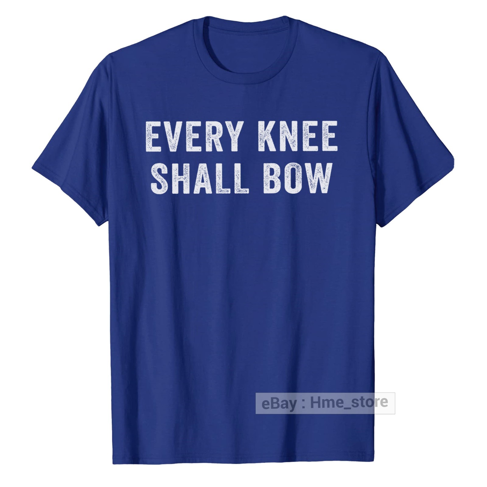 Every Knee Shall Bow Jesus As Lord T-shirt Christian Religion Bible Scripture