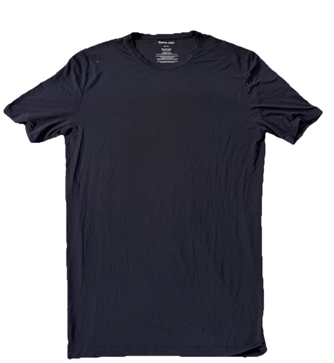 Tommy John Second Skin Stay-tucked Men’s T-shirt- Size Med- Soft Stretch Crew