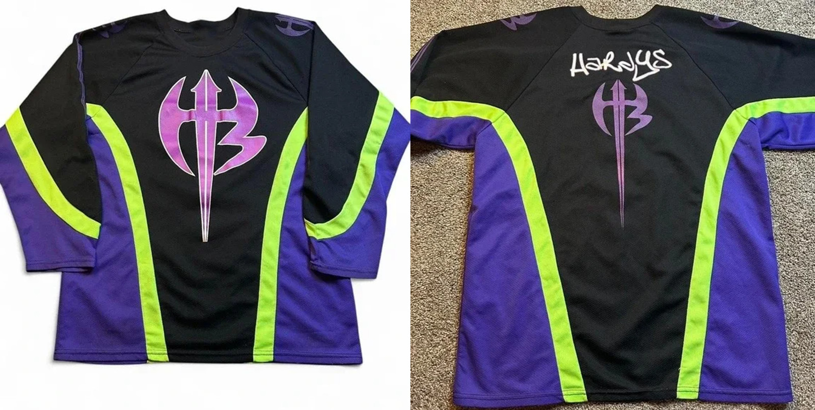 Collection Jeff Hardy Long Sleeve Polyester Full size S to 5XL Reprint K1231