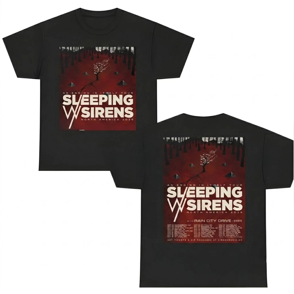 Sleeping With Sirens 2026 Tour T-Shirt