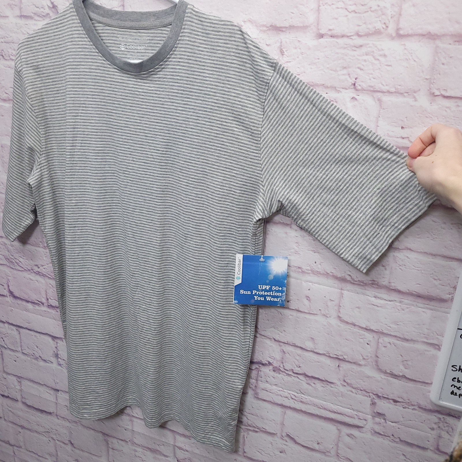 Coolibar UPF 50+ Outdoor Sun Protection T-Shirt Men&rsquo;s Medium Comfort Stretch