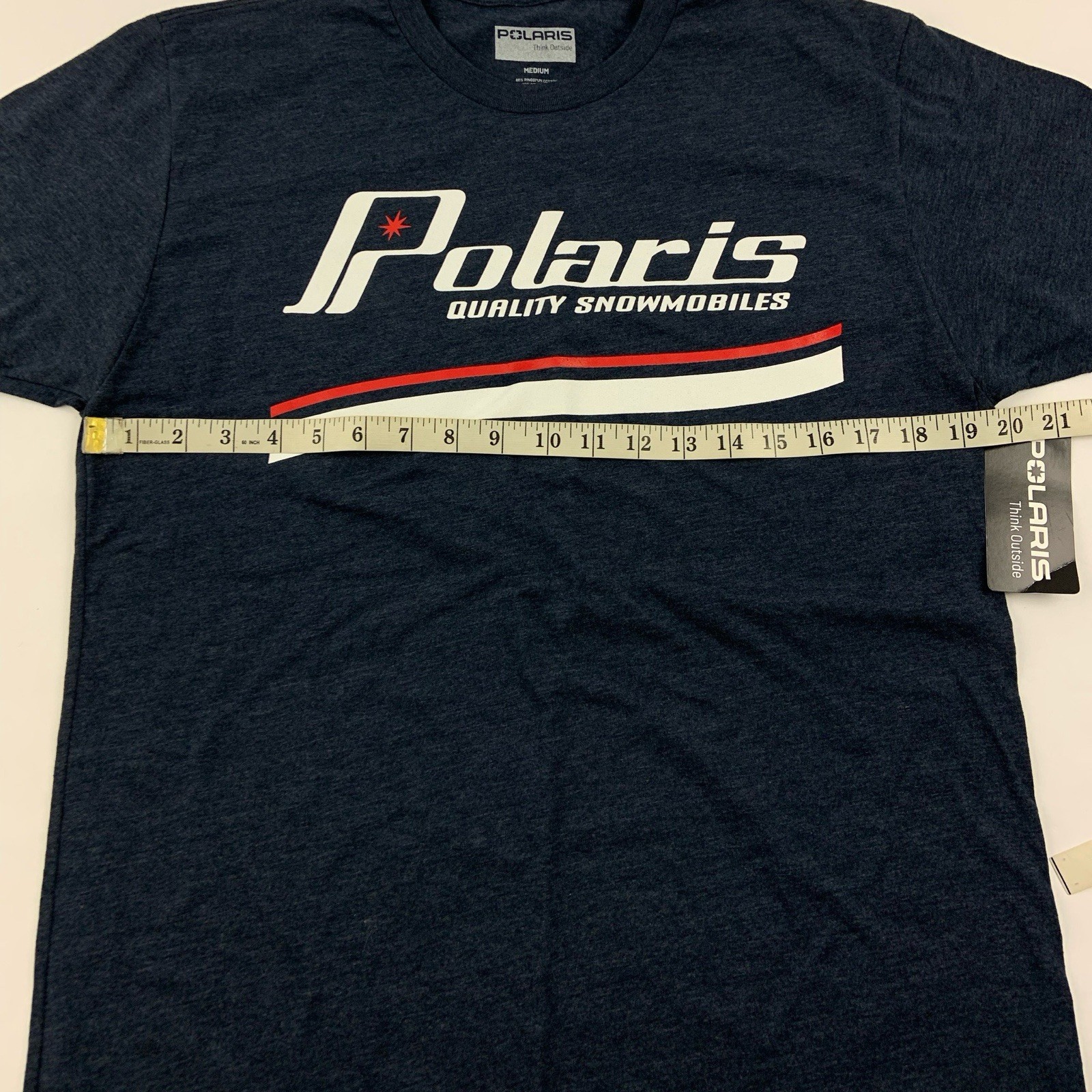 Polaris Quality Snowmobiles Roots T-Shirt Men’s Size M Navy