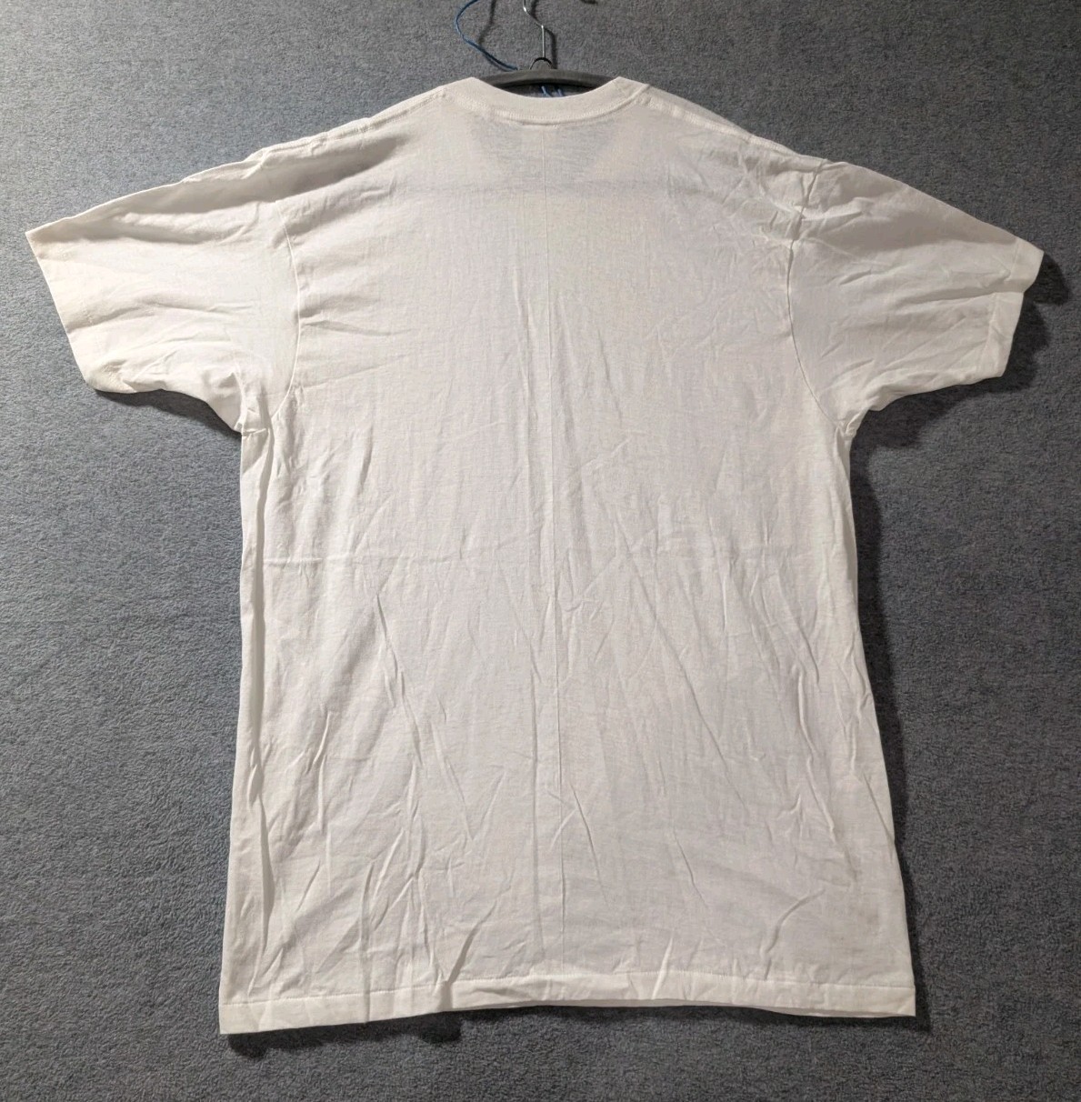 Vintage 80’s/90’s Hanes Undershirt Single Stitch White Blank Cotton Tee XL Plain