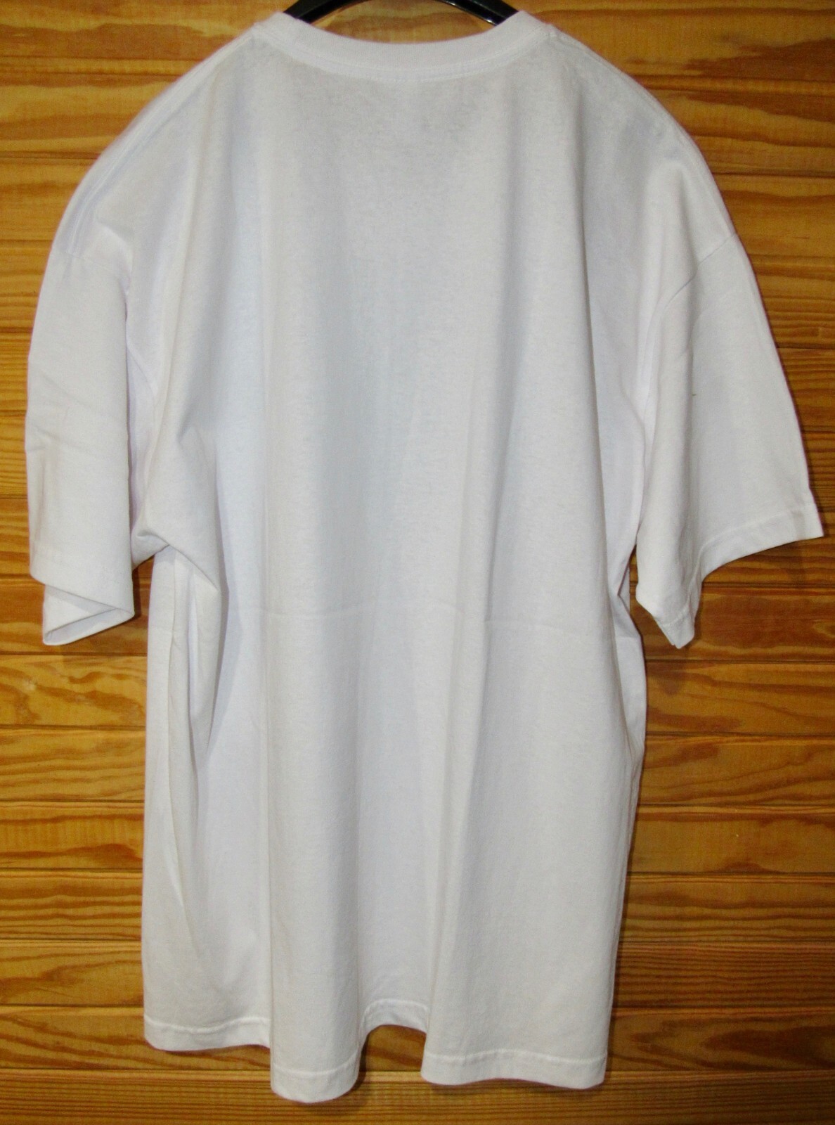 American Flag White Cotton T-Shirt Made In USA 2XL (50/52) NEW