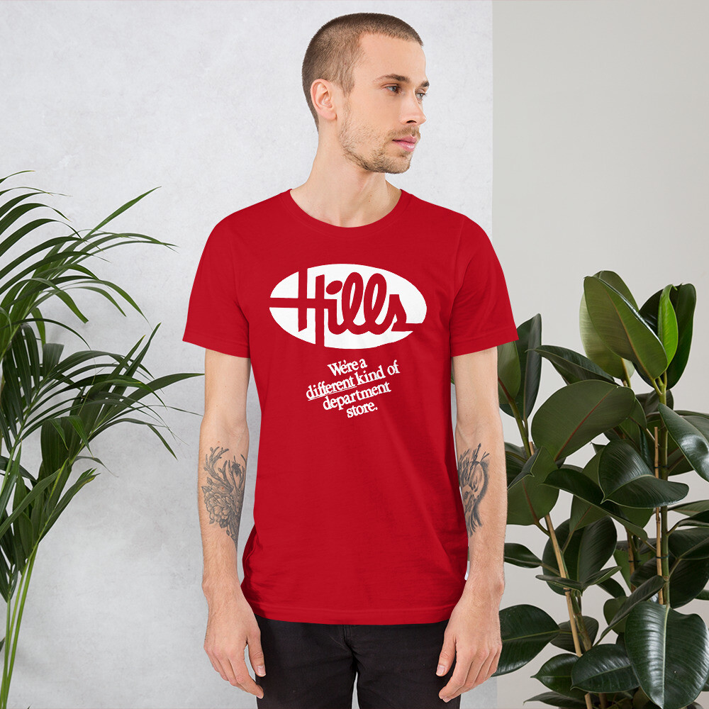 HILLS Department Store Vintage Style Graphic Tee Short-Sleeve Unisex T-Shirt