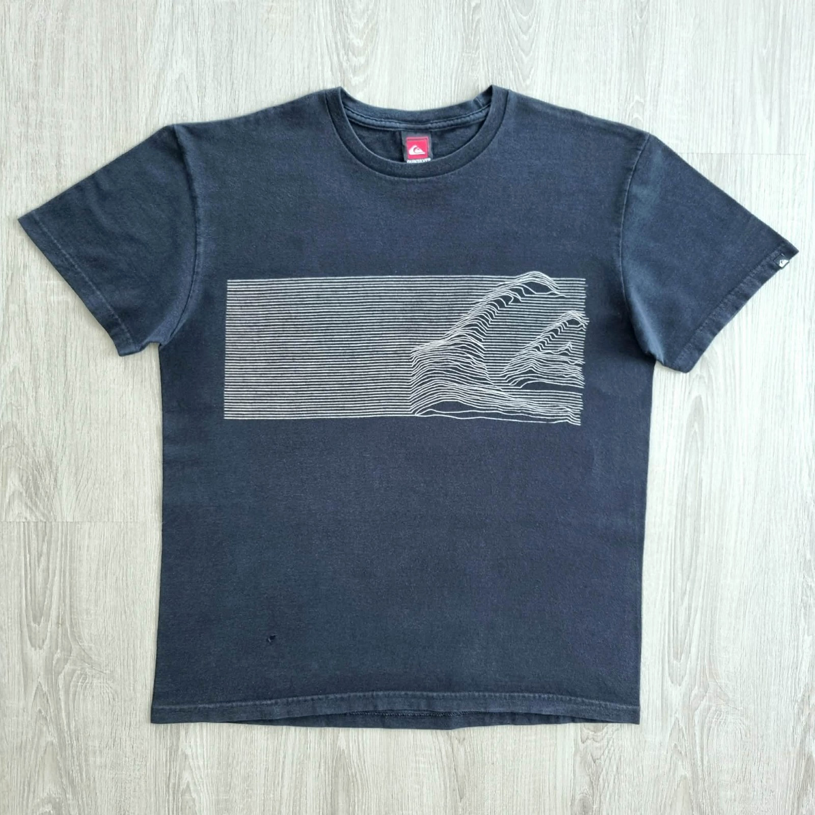 Vintage QUIKSILVER JOY DIVISION Shirt L Surf UK Rock Band Parody New Order Skate